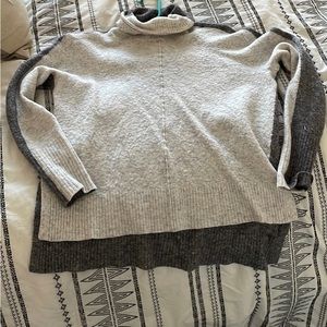 Athleta crop Marino wool sweater